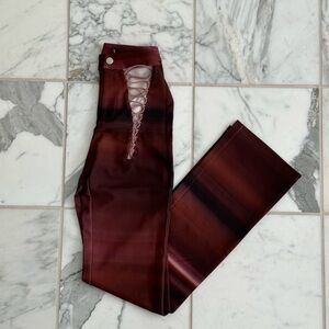 The Krypt Lace-up Ombré Pants